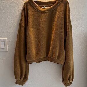 Elegant Tan Crew Neck Sweater for Women